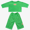 Organic Play Set — Long Sleeve + Pants in Green