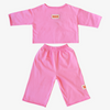 Organic Play Set — Long Sleeve + Pants in Pink