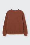 Quilted Cotton Sweatshirt - Ginger