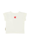 T-Shirt | Ecru W/ Peace Print