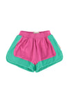 Shorts | Fuchsia & Green