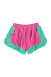 Shorts | Fuchsia & Green