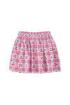 Short Skirt | Lilac W/ Cherries Allover