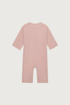 Gray Label Baby Suit with Snaps GOTS - Faded Pink