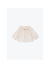 Arsène et les Pipelettes Baby Blouse With Heart Embroidery - Powder Pink