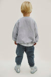 Gray Label Dropped Shoulder Sweater GOTS - Gray Melange