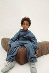 Gray Label Track Pants GOTS - Blue Gray