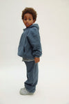 Gray Label Track Pants GOTS - Blue Gray