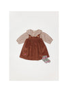 Arsène et les Pipelettes Mini Striped Baby Blouse - Brown