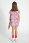 Short Skirt | Lilac W/ Cherries Allover