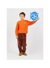 Arsène et les Pipelettes Terry Sweatshirt - Orange