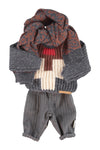 Baby Trousers - Grey w/ Black Stripes