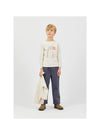 Arsène et les Pipelettes Woof Woof T-shirt - Heather Sand